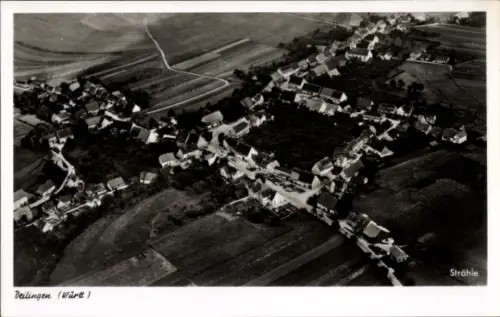 Ak Deilingen in Württemberg, Luftaufnahme von  Häuser, Straßen, Felder