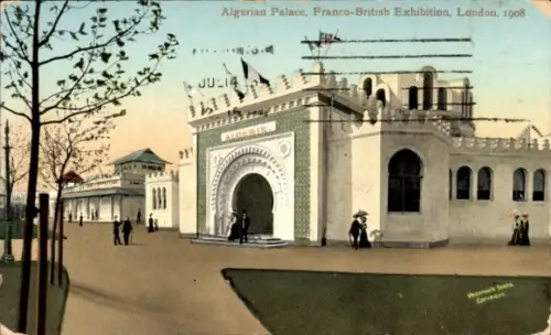 PC London City, England, Algerian Palace, Franco-British Exhibition 1908