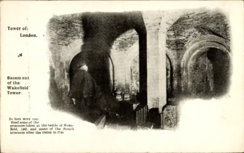 PC London City England, Tower of London, Basement of the Wakefield Tower