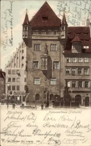 Ak Nürnberg, Nassauerhaus,  Ostseite, Dr. Trenkler Co., Leipzig