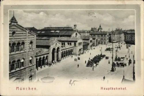 Ak München, Hauptbahnhof