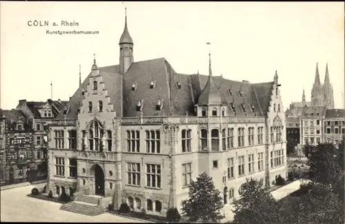 Ak Köln am Rhein, Kunstgewerbemuseum, Köln, Rhein,  Architektur