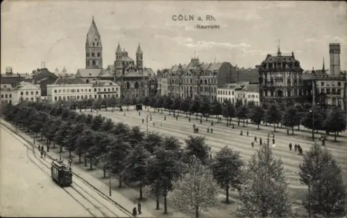 Ak Köln am Rhein, Neumarkt