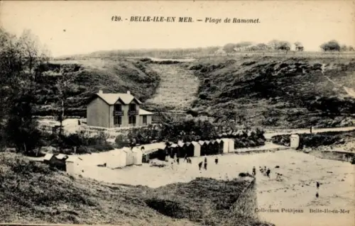 CPA Belle Île en Mer Morbihan, Plage de Ramonet