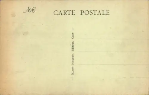 CPA Caen Calvados, Rue Montoir-Poissonnerie