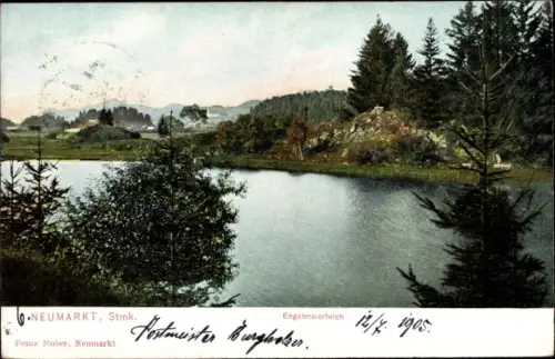 Ak Neumarkt in der Steiermark, Engelmaierteich