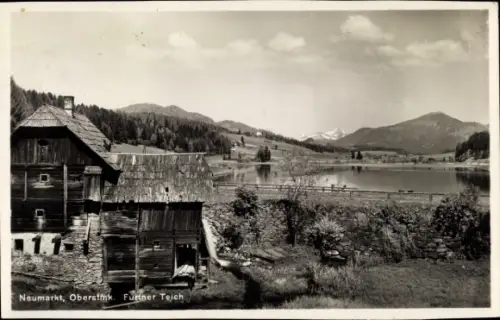 Ak Neumarkt Oberstmk. Mariahof Steiermark, Furtner Teich
