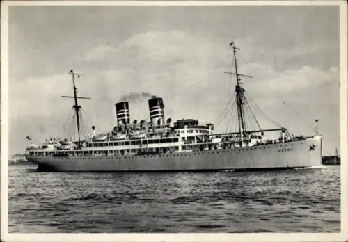 Ak Postdampfer Ubena, Kombischiff, DOAL