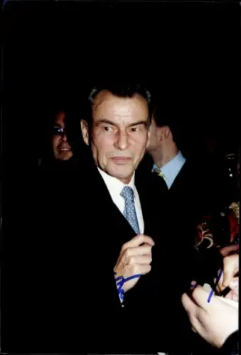 Autogrammkarte Foto Schauspieler Horst Buchholz, Portrait, Autogramm