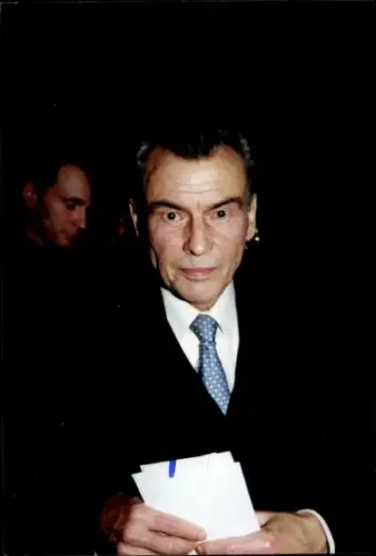 Autogrammkarte Foto Schauspieler Horst Buchholz, Portrait, Autogramm