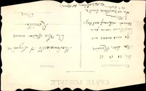 Handgemalt Ak Blumen