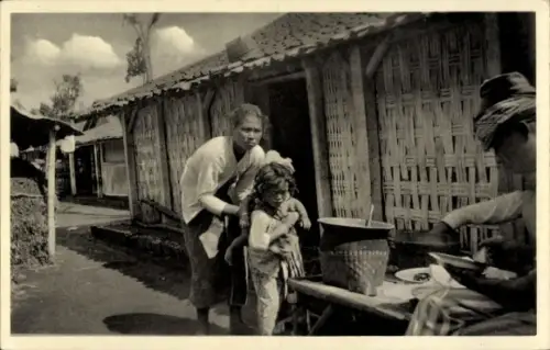 Ak Indonesien, Dorfbewohner
