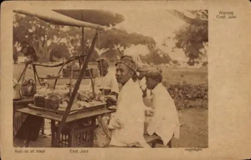 PC Java Indonesia, Natives at meal