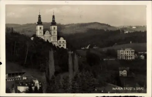 Ak Mariatrost Graz Steiermark, Gesamtansicht