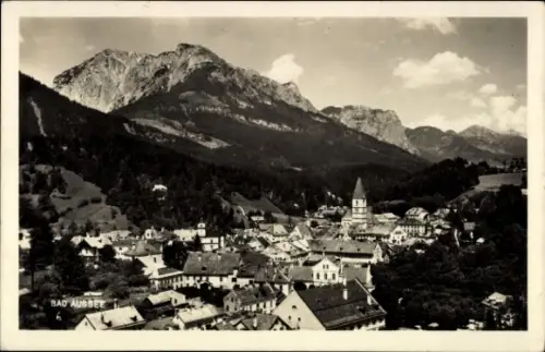 Ak Bad Aussee Steiermark, Berglandschaft,  Häuser, Kirche, 