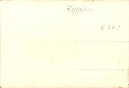 Foto Ak Luftschiff, Zeppelin