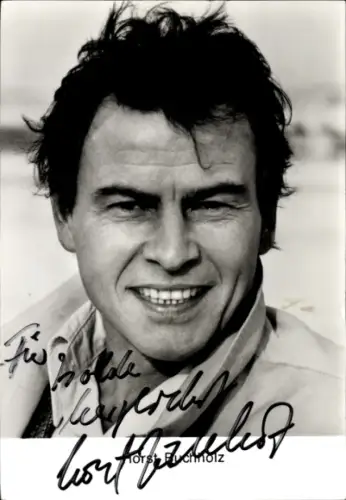 Foto Schauspieler Horst Buchholz, Portrait, Autogramm