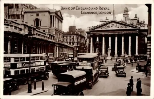 PC London City England, Bank of England, Royal Exchange