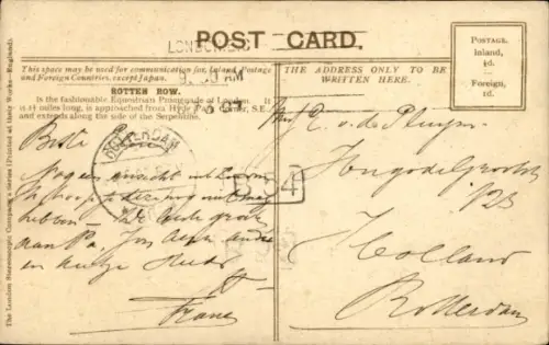 PC London City England, Rotten Row