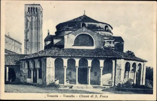 Ak Torcello Venezia Venedig Veneto, Venezia,  Chiesa di S. Fosca