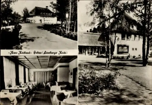 Ak Soltau Lüneburger Heide Niedersachsen, -Haus Heidland- Soltau (Lüneburger Heide), Innenansicht