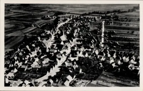 Ak Bamberg in Oberfranken, Luftaufnahme von  Häuser, Straßen, Landschaft