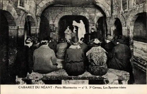 Ak Paris XVIII Montmartre, Cabaret du Néant