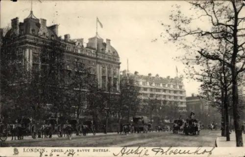 PC London City England, Cecil and Savoy Hotels
