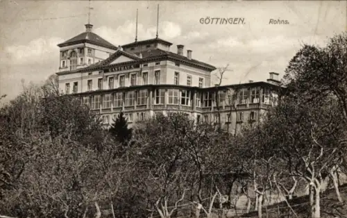 Ak Göttingen in Niedersachsen,  Rohns, Gebäude, Verlag von E. Fritsche