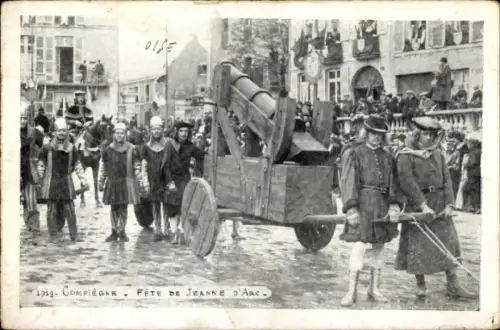 Ak Compiègne Oise, Féte de Jeanne d'Arc