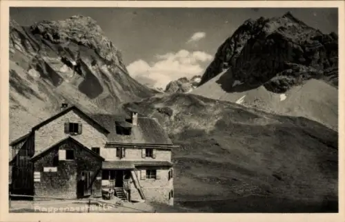 Ak Rappenseehütte, Allgäuer Alpen, Heilbronnerweg