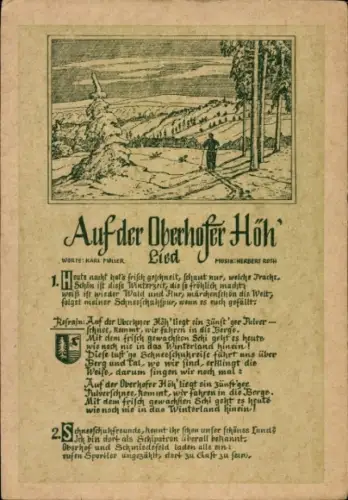Lied Ak Auf der Oberhofer Höh, Herbert Roth
