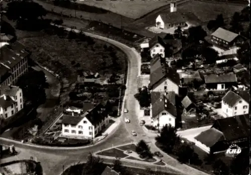 Ak Mühlhofen am Bodensee Baden, Fliegeraufnahme