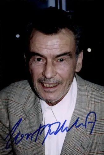 Foto Schauspieler Horst Buchholz, Portrait, Autogramm