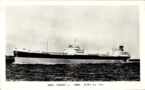 Foto Shell Tanker SS VIBEX, Frachtschiff