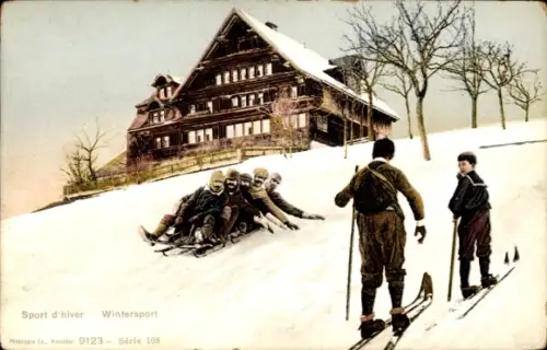 Ak Wintersport, Schlittenfahren, Skilaufen