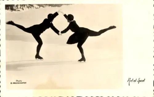 Ak Wintersport, Eiskunstlauf