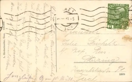 Ak Graz Steiermark,  Rathaus