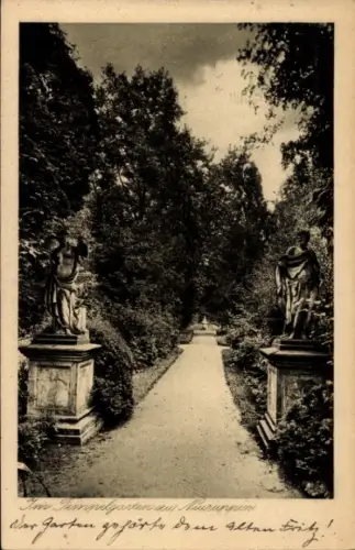 Ak Neuruppin in Brandenburg, Tempelgarten