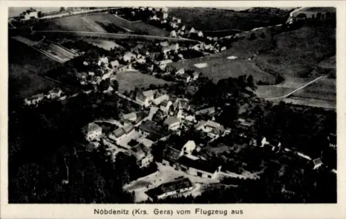 Ak Nöbdenitz Schmölln im Altenburger Land, Luftaufnahme