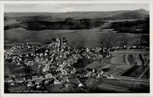 Ak Tuningen in der Baar, Luftaufnahme