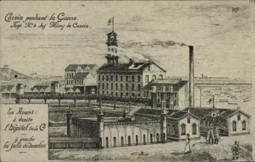 Ak Carvin Pas de Calais, Krankenhaus