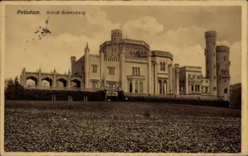 Ak Babelsberg Potsdam in Brandenburg, Schloss Babelsberg,  s Gebäude