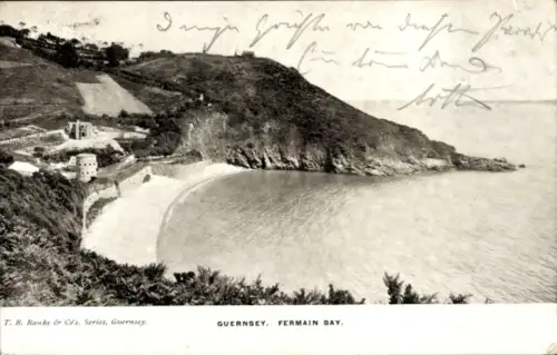 Ak Guernsey Kanalinseln, Fermain Bay