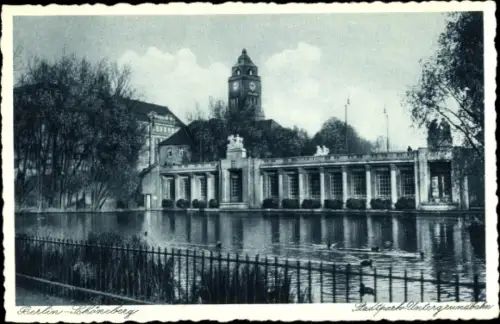 Ak Berlin Schöneberg, Stadtpark, Untergrundbahn