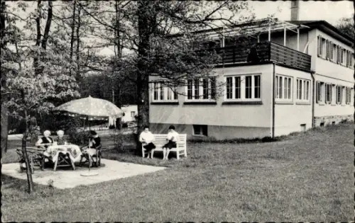 Ak Küllenhahn Cronenberg Wuppertal, Müttergenesungsheim, Terrasse
