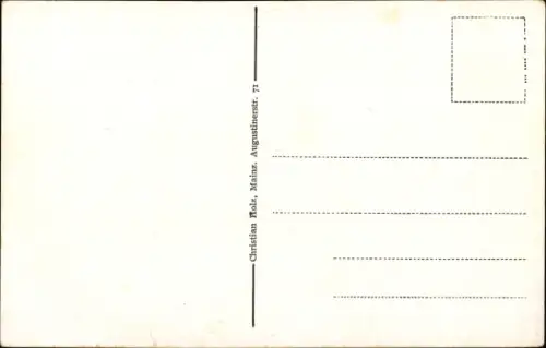 Ak Mainz am Rhein, Rosengarten