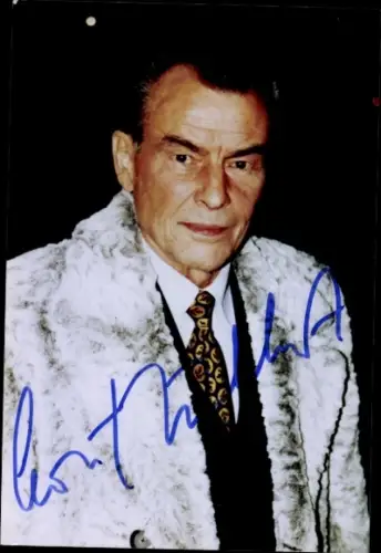 Foto Schauspieler Horst Buchholz, Portrait, Autogramm