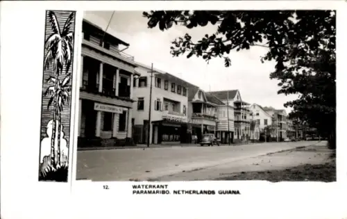 Ak Paramaribo Suriname, Waterkant