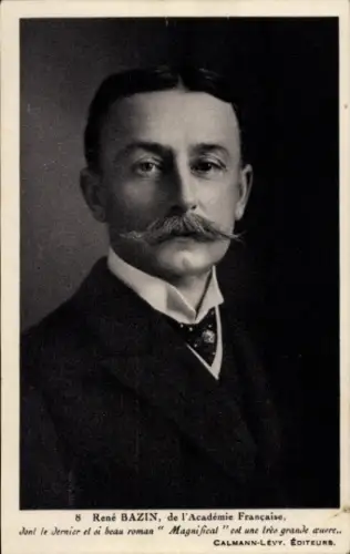 Ak Rene Bazin, Dichter, Academie Francaise, Portrait